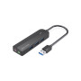 Концентратор VENTION USB 3.0 to 3хUSB 3.0/2хTRS Audio/USB Micro 1.0m (CHIBF)
