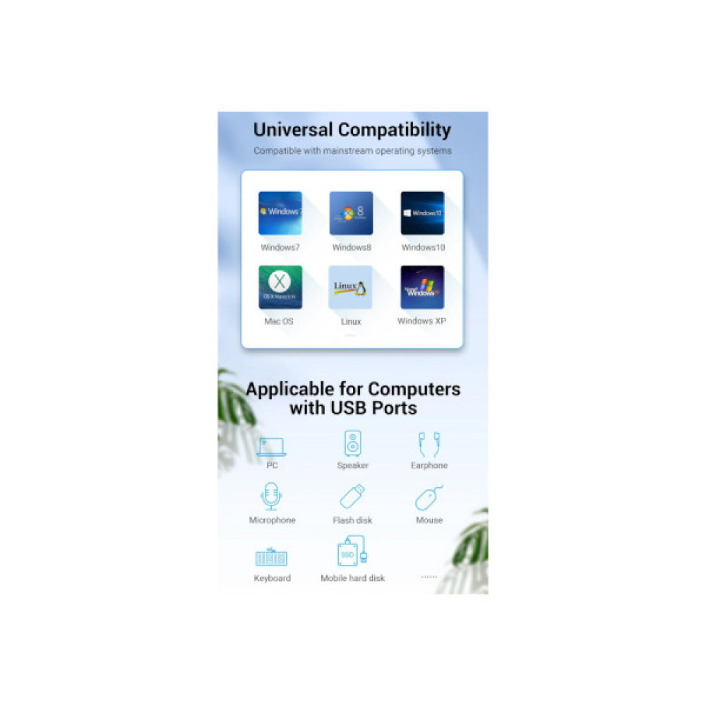 Концентратор VENTION USB 3.0 to 3хUSB 3.0/2хTRS Audio/USB Micro 1.0m (CHIBF)