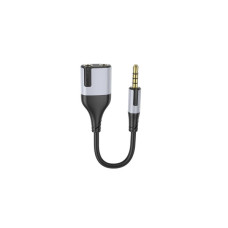 Кабель мультимедійний 3.5mm M to 2x3.5mm F 0.1m BOROFONE (6941991108341)