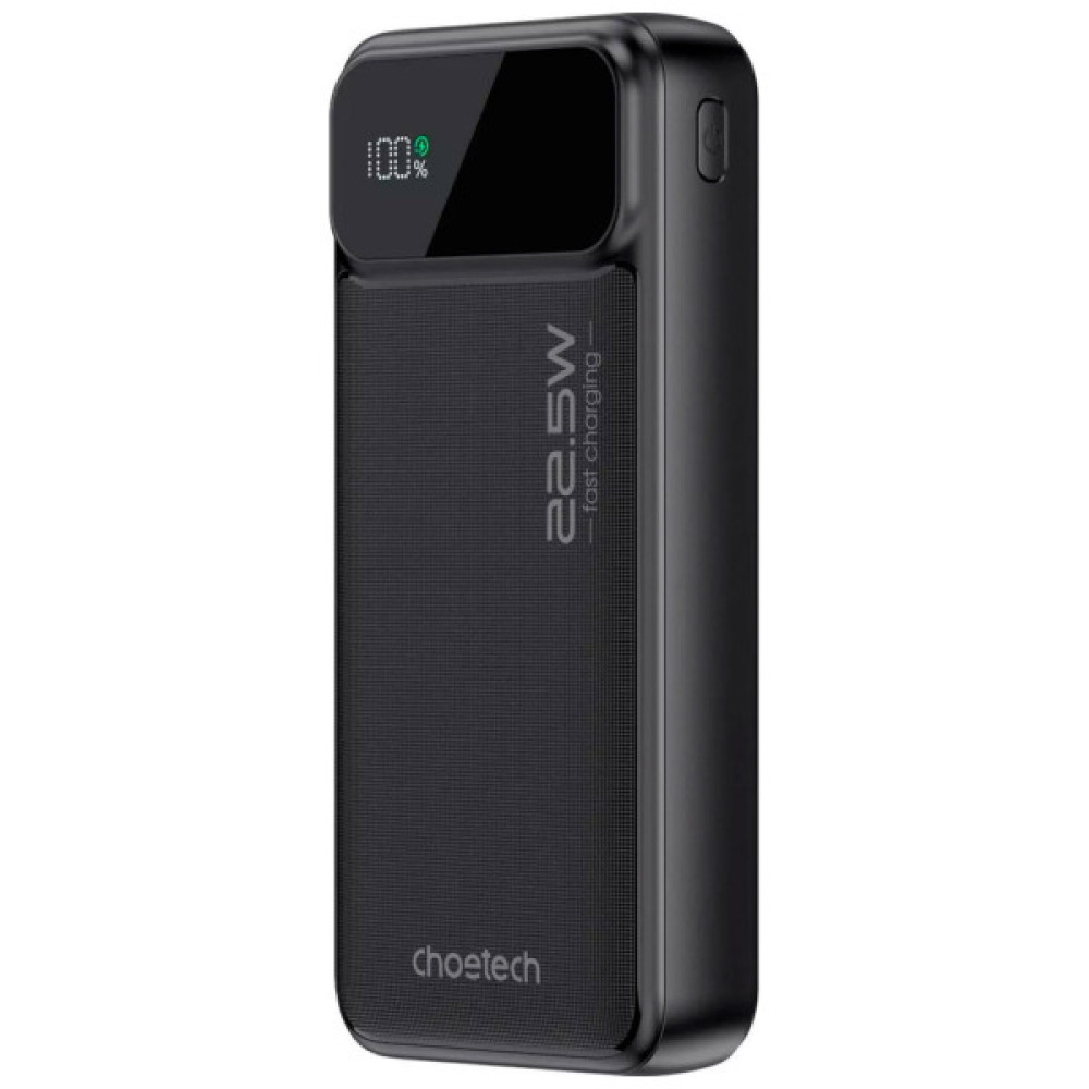 Батарея універсальна Choetech 20000mAh, PD/22.5W, QC/3.0, AFC Samsung, LED (B729)