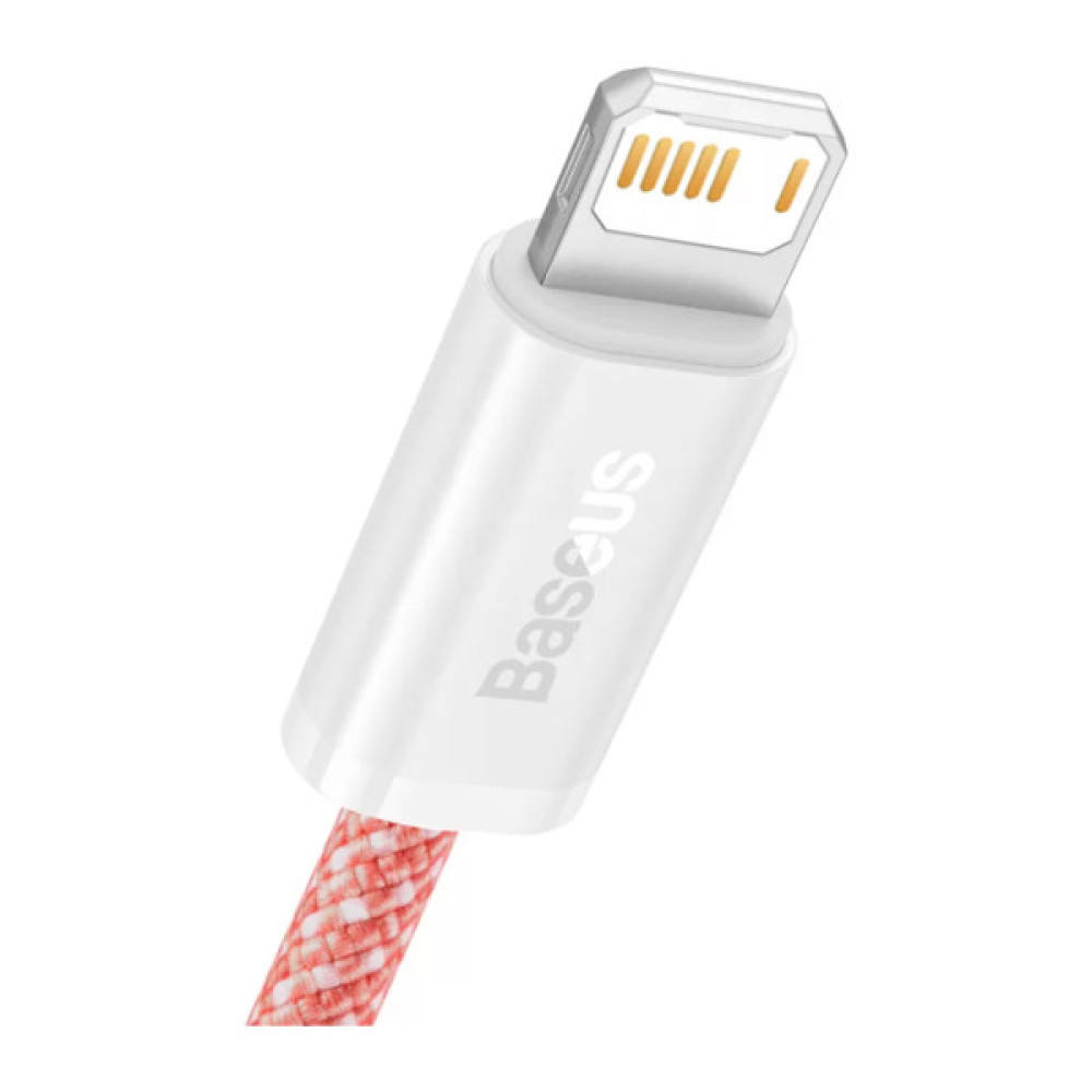 Дата кабель USB 2.0 AM to Lightning 1.0m 2.4A orange Baseus (CALD000407)