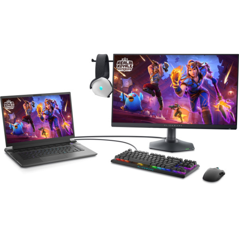 Монітор DELL 27" AW2724HF HDMI, 2xDP, USB, Fast IPS, 360Hz, 0.5ms, sRGB 99%, FreeSync, Pivot, HDR10