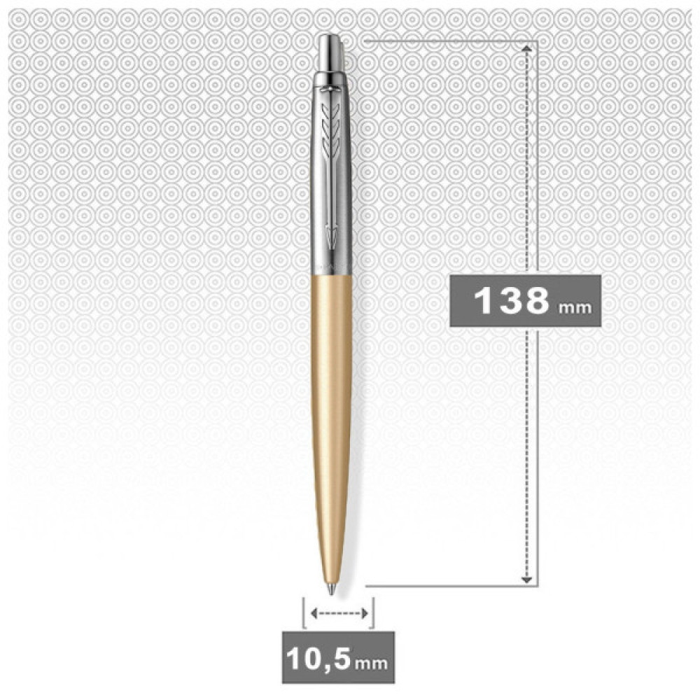 Ручка кулькова Parker JOTTER 17 XL UKRAINE Matt Gold CT BP Трезубец (13432_T001b)