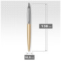 Ручка кулькова Parker JOTTER 17 XL UKRAINE Matt Gold CT BP Трезубец (13432_T001b) Ручка кулькова Parker JOTTER 17 XL UKRAINE Matt Gold CT BP Трезубец (13432_T001b)