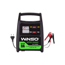 Зарядний пристрій для автомобільного акумулятора WINSO 6В-12В.Макс. струм підзарядки 8А.Макс.Ем120Ah (138080) Зарядний пристрій для автомобільного акумулятора WINSO 6В-12В.Макс. струм підзарядки 8А.Макс.Ем120Ah (138080)