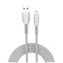 Дата кабель USB 2.0 AM to Lightning 1.0m line-drawing white ColorWay (CW-CBUL027-WH)