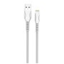 Дата кабель USB 2.0 AM to Lightning 1.0m line-drawing white ColorWay (CW-CBUL027-WH)