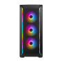 Корпус SilverStone Fara FA511Z-BG без БЖ, 2xUSB3.0, 3x120мм, ARGB VGA 360мм, LCS ready, TG Side Panel, ATX, чорний