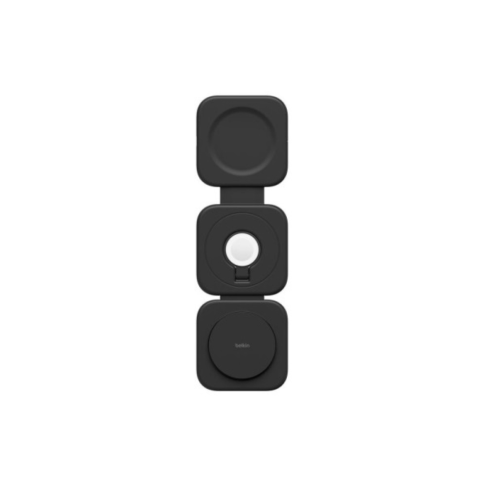Зарядний пристрій Belkin 3in1 Travel Pad Wireless Qi2 15W Black (WIZ024HQBK)