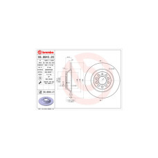 Гальмівний диск Brembo 08.8843.21