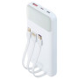 Батарея універсальна RivaCase 10000mA, 22.5W, QC/PD, white (RIVAPOWER VA2211 (White))