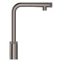 Змішувач для кухні Grohe Minta Smart Control, довж.виливу - 199мм, поворотний/витяжний, вентиль/кнопка, графіт
