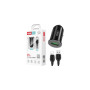 Зарядний пристрій XO USB QC3.0 18W + cable USB to Lightning black (TZ12-L-BK) Зарядний пристрій XO USB QC3.0 18W + cable USB to Lightning black (TZ12-L-BK)