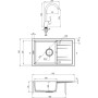 Мийка кухонна Deante Corio ZRC_G113 + зміш. BMO_N62M + дозатор ZZZ_B00D (ZRCC2113) Мийка кухонна Deante Corio ZRC_G113 + зміш. BMO_N62M + дозатор ZZZ_B00D (ZRCC2113)