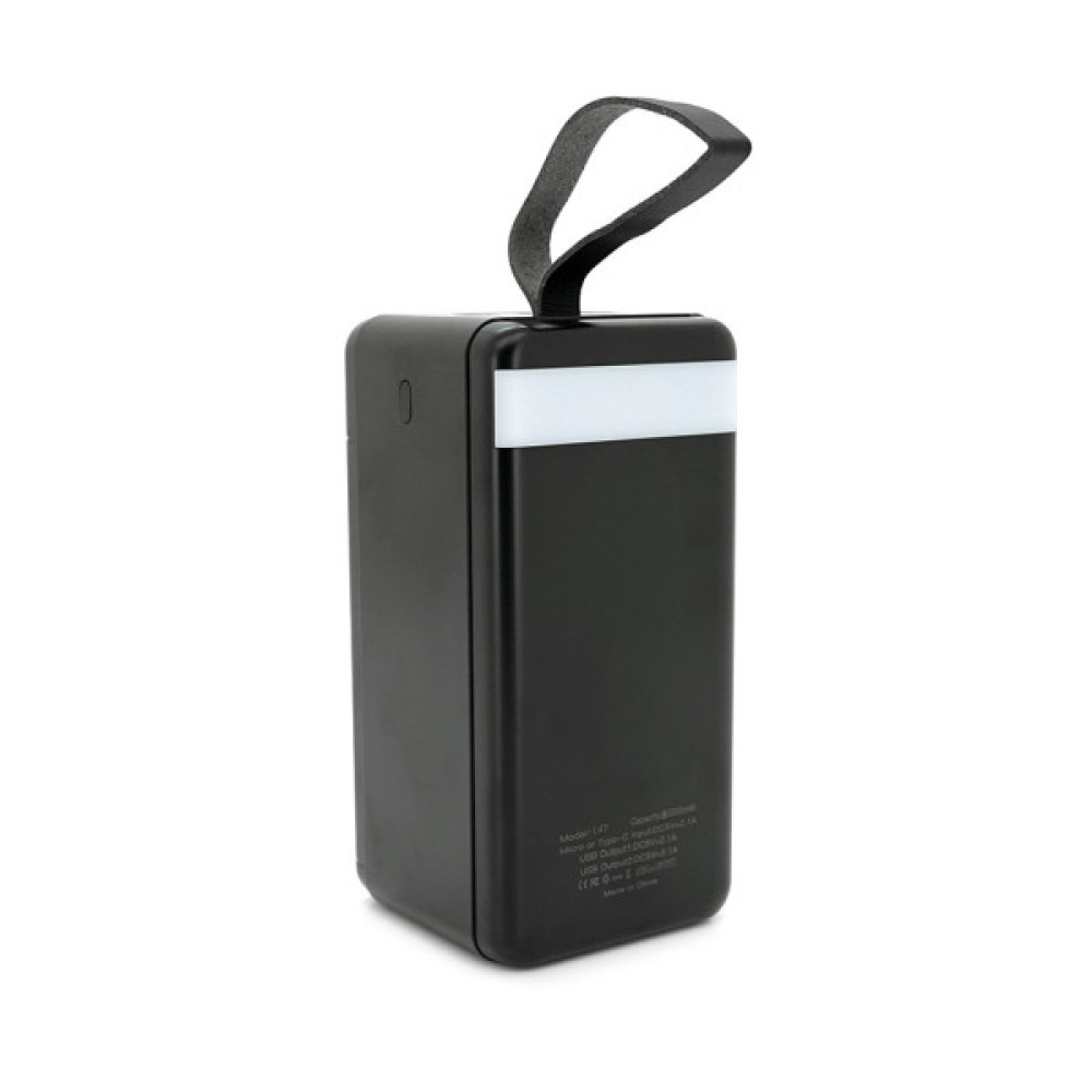 Батарея універсальна LIONPATTON 80000mAh, QC3.0, MicroUSB, Type-C, Lighting, USB, Black (L47 / 38068)