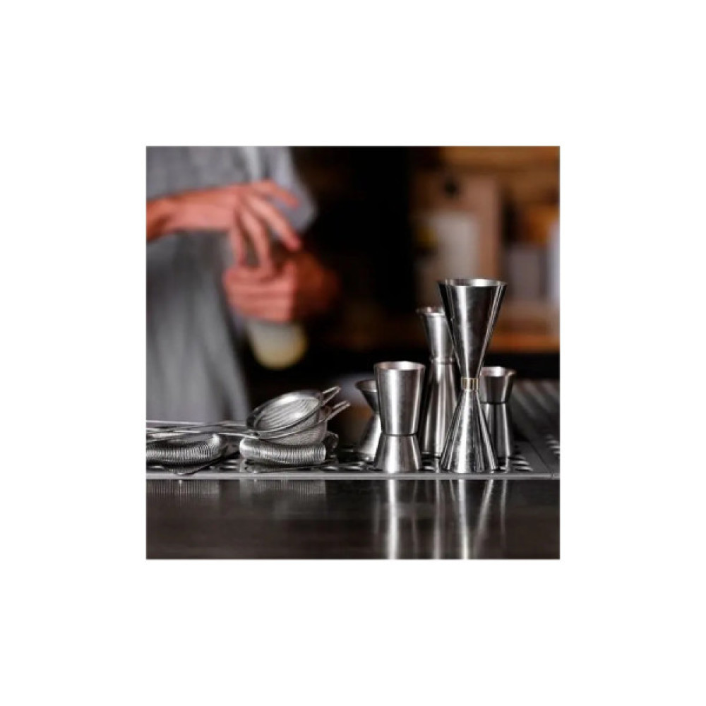 Джигер The Bars 15/30/45/60 мл, сталь 18/10 (J022)