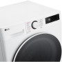 Пральна машина LG фронтальна, 11кг, 1400, A, 57см, дисплей, пара, інвертор, білий