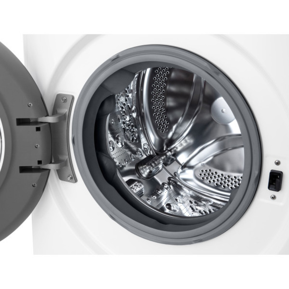 Пральна машина LG фронтальна, 11кг, 1400, A, 57см, дисплей, пара, інвертор, білий