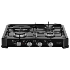 Плитка настільна ARDESTO комбінована, тип газу LPG, 3 алюмін. газ. конфорки+ 1 електр. конфорка, чорний