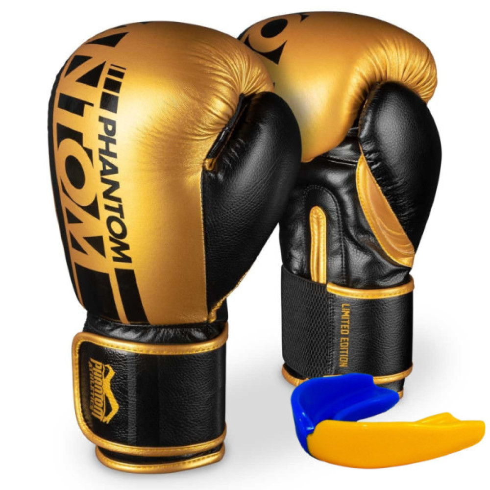 Боксерські рукавички Phantom APEX Elastic Gold 16oz (PHBG2215-16)