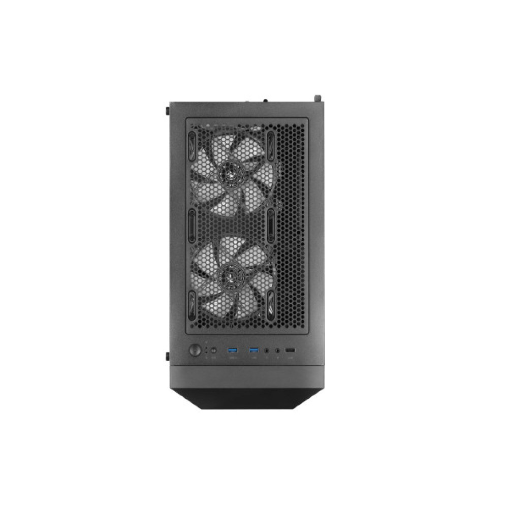 Корпус 2E GAMING Turbo G2057B без БЖ 2xUSB3.0, 1xUSB2.0, 1x200мм, ARGB, 3x120мм ARGB, VGA 345мм, LCS ready, HUB, TG Side Panel, ATX, чорний