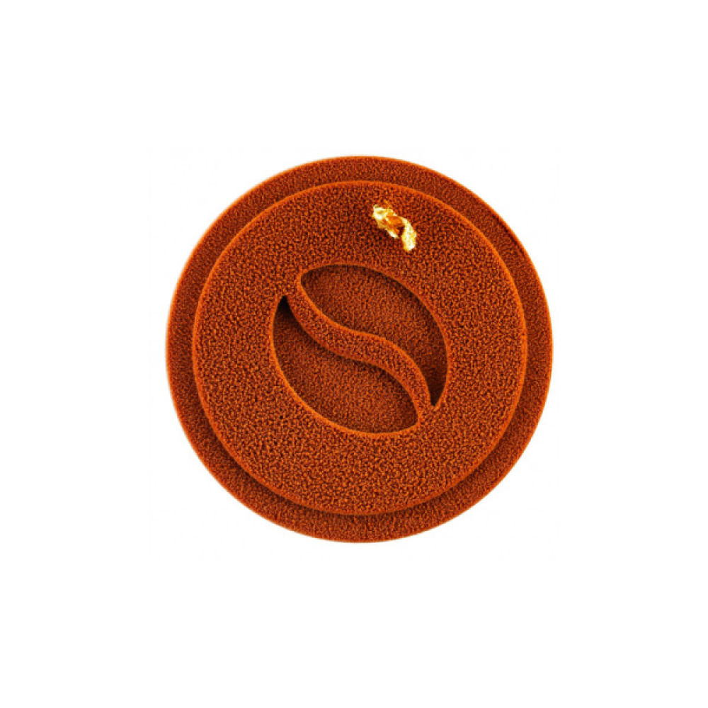 Кондитерський килимок Silikomart для декорування Кава d 180 мм, h 1,5 мм (COFFEE DECOR)
