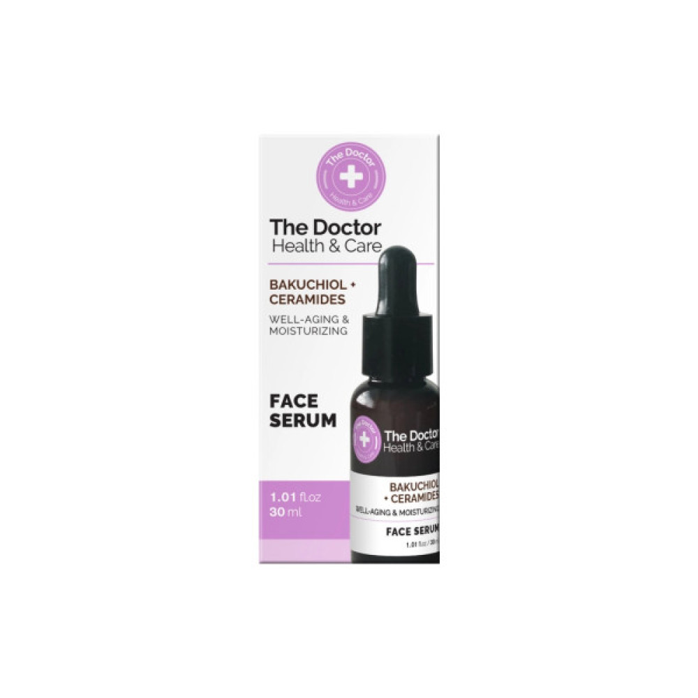 Сироватка для обличчя The Doctor Health & Care Bakuchiol + Ceramides Face Serum 30 мл (5901845509404)