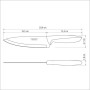 Кухонний ніж Tramontina Plenus Black Chef 178 мм (23426/107)