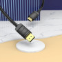 Кабель мультимедійний DisplayPort M to HDMI M 1.5m black Vention (HADBG)