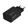 Зарядний пристрій ColorWay 1USB Quick Charge 3.0 (18W) black + cable Lightning (CW-CHS013QCL-BK) Зарядний пристрій ColorWay 1USB Quick Charge 3.0 (18W) black + cable Lightning (CW-CHS013QCL-BK)