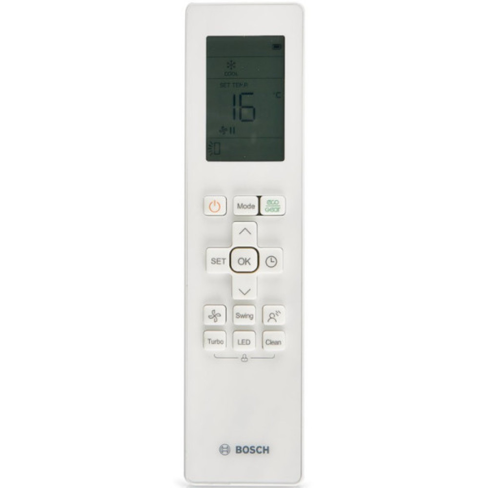 Кондиціонер Bosch Climate 3000i 25м2 інвертор 9000BTU 2.6кВт A++/A+ -15°С Wi-Fi-ready R32 білий