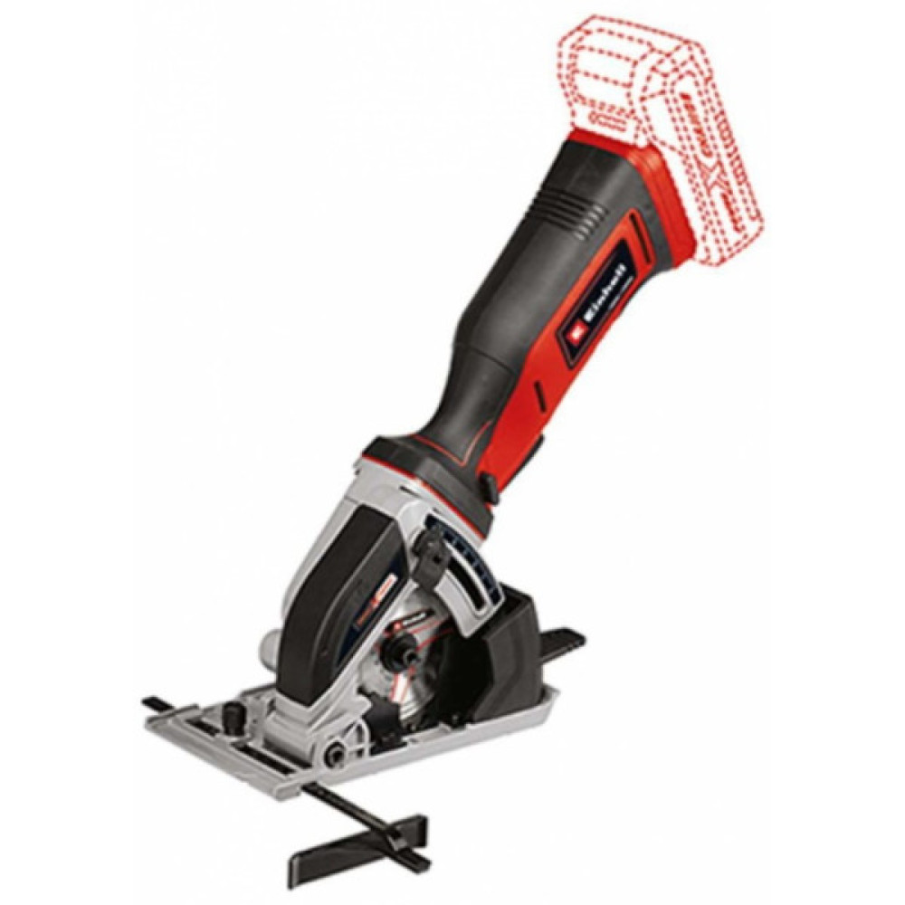 Пила дискова акмуляторна Einhell TE-CS 18/89LI - Solo PXC 18В 89х10мм 1.72кг без АКБ та ЗП