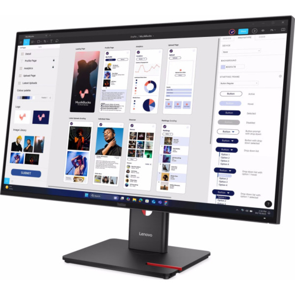 Монітор Lenovo T32UD-40 (64B0GAT1UA)