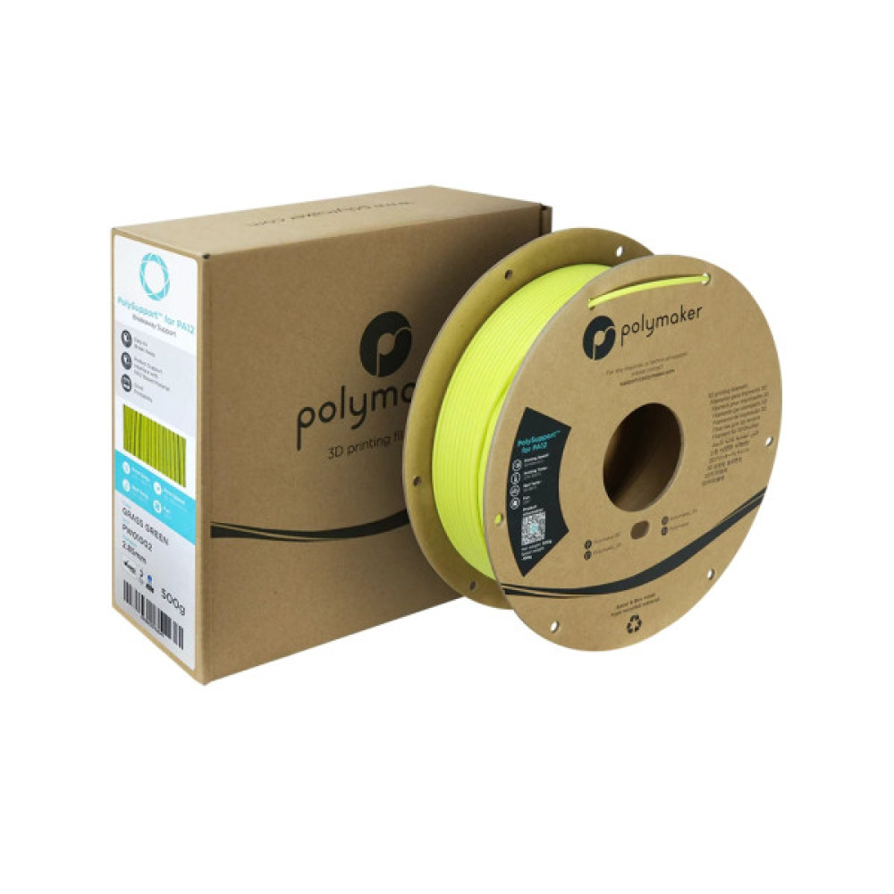 Пластик для 3D-принтера Polymaker PA12 PolySupport Breakaway 1,75mm 0,5kg Grass Green (PW01001)