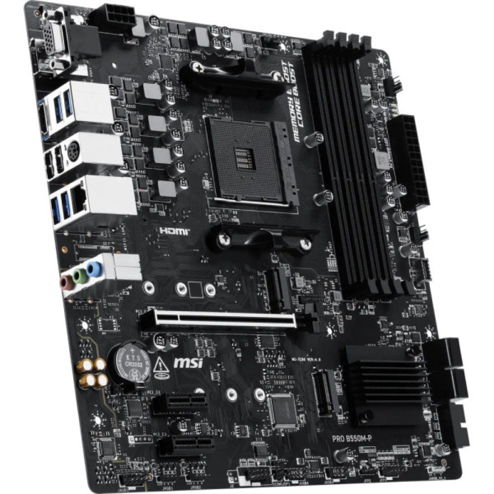 Материнська плата MSI PRO B550M-P