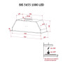 Витяжка кухонна Perfelli BIS 5653 BL 1000 LED Витяжка кухонна Perfelli BIS 5653 BL 1000 LED