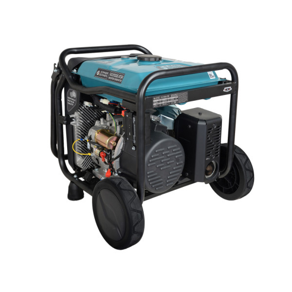 Генератор бензиновий інверторний Konner&Sohnen KS 8100iE ATSR, 230В, 8.5кВт, АВР(ATS), електростартер, 68кг