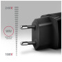 Зарядний пристрій AXAGON 1xUSB QC4.0 + 1xUSB-C PD30W PPS black (ACU-PQ30)