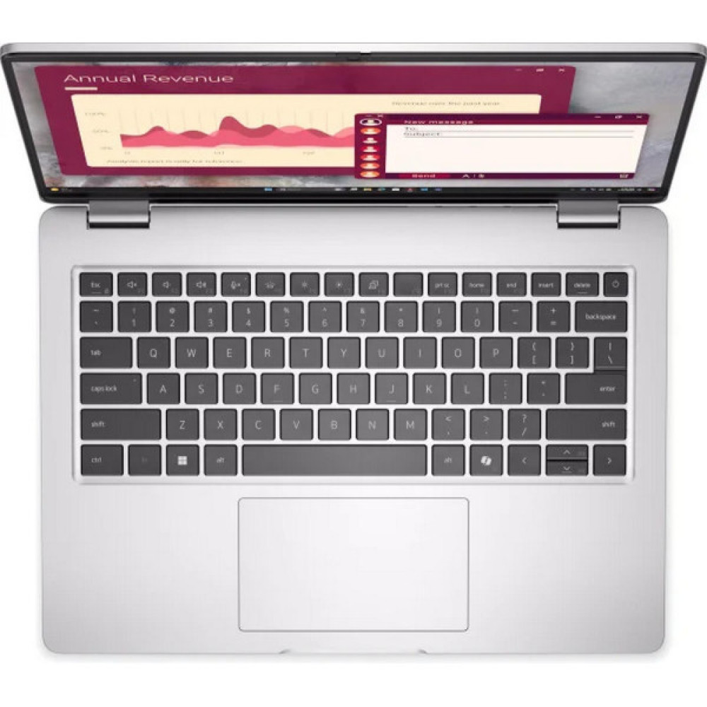 Ноутбук Dell Pro 14 14" FHD+ AG, Intel U7-255U, 32GB, F512GB, UMA, Win11P, сріблястий