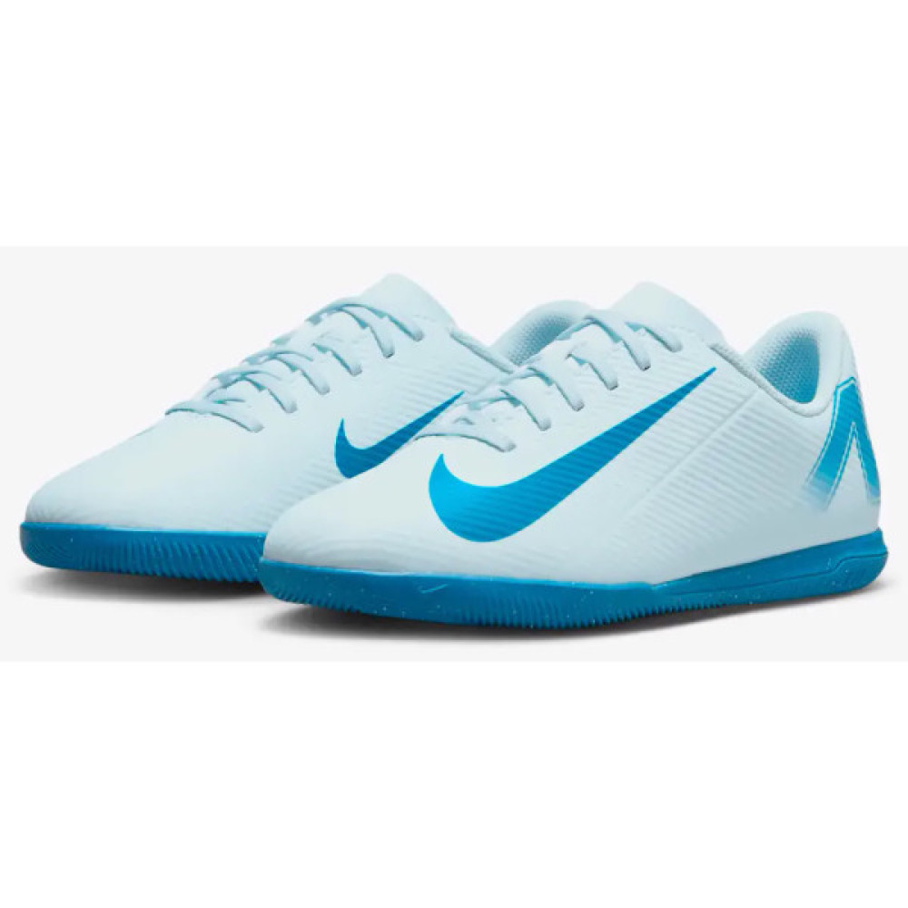 Футзалки Nike Vapor 16 Club IC FQ8289-400 білий, блакитний Діт 38 (US 5.5Y) (197597316956)