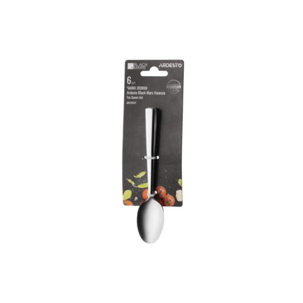 Чайна ложка ARDESTO Black Mars Vanessa 6 шт (AR0706VT)