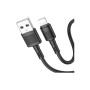 Дата кабель USB 2.0 AM to Lightning 1.0m 2.4A X83 black HOCO (6931474770868)