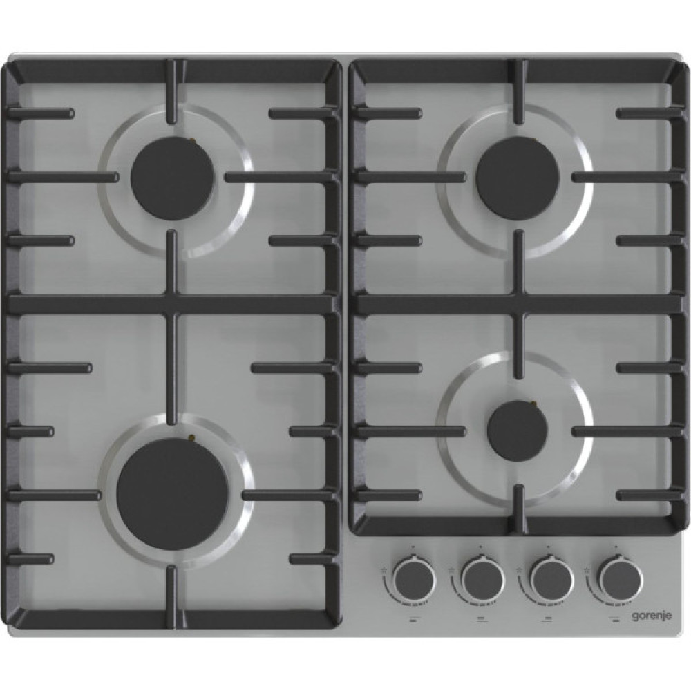 Комплект Gorenje (духовка електрична BO6737E02XK + варильна поверхня газова G642ABX), 743550, нерж.