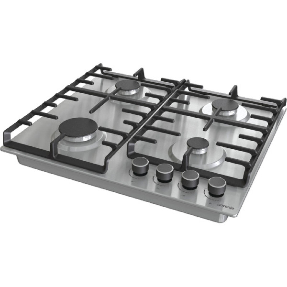 Комплект Gorenje (духовка електрична BO6737E02XK + варильна поверхня газова G642ABX), 743550, нерж.