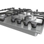 Комплект Gorenje (духовка електрична BO6737E02XK + варильна поверхня газова G642ABX), 743550, нерж.