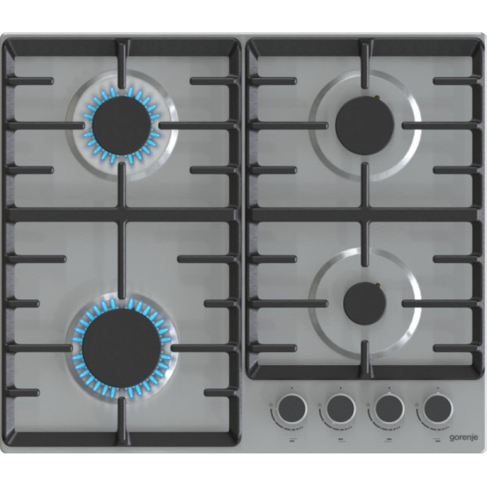 Комплект Gorenje (духовка електрична BO6737E02XK + варильна поверхня газова G642ABX), 743550, нерж.