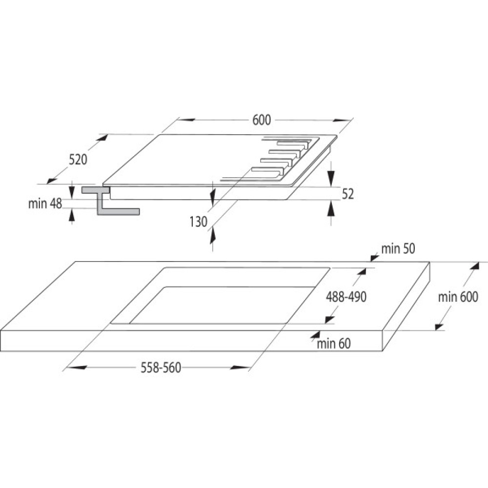 Комплект Gorenje (духовка електрична BO6737E02XK + варильна поверхня газова G642ABX), 743550, нерж.