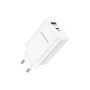 Зарядний пристрій BOROFONE BN10 Sunlight 1xUSB-C PD65W + 1xUSB-A White (6974443388190) Зарядний пристрій BOROFONE BN10 Sunlight 1xUSB-C PD65W + 1xUSB-A White (6974443388190)
