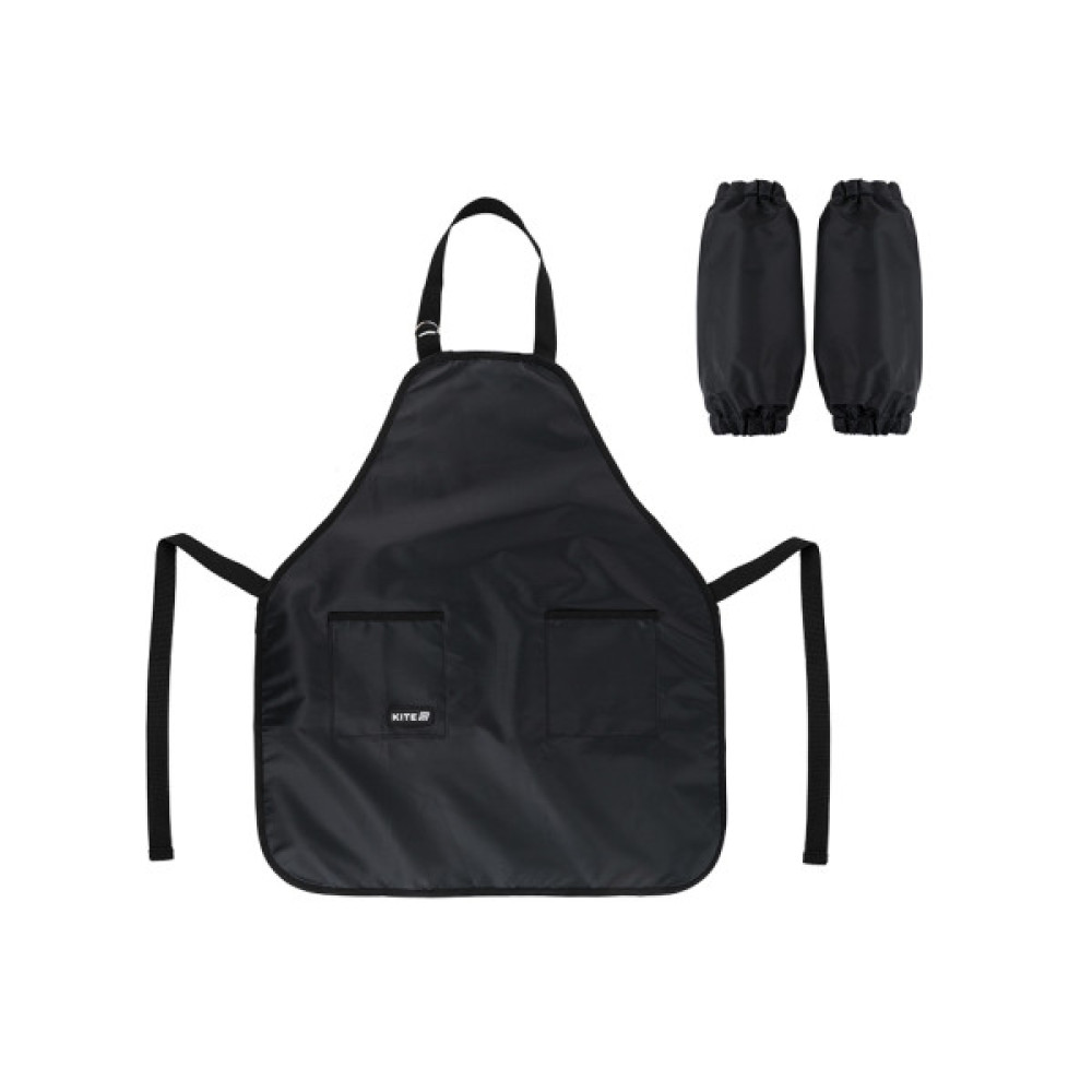 Фартух для творчості Kite Education Teens 526 чорний з нарукавниками (K25-526-4)