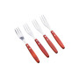 Столова виделка Bergner Bbq lovers для стейків набір 4 шт (BG-40200-MM) Столова виделка Bergner Bbq lovers для стейків набір 4 шт (BG-40200-MM)